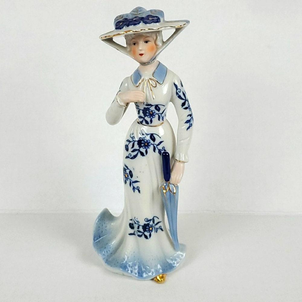 KPM figurine 4979S Porselan women in umbrella